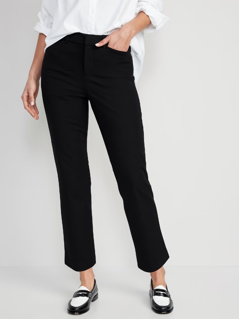 OLD NAVY High-Waisted Pixie Straight Pants